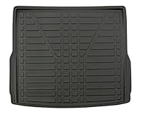 SCOUTT | Kofferraumwanne Laderaumwanne Kompatibel mit Passat B8 Kombi 2014-2023, mit Hoher Rand, Kofferraum-Schutzmatte, Geriffelt, Aufrollbar