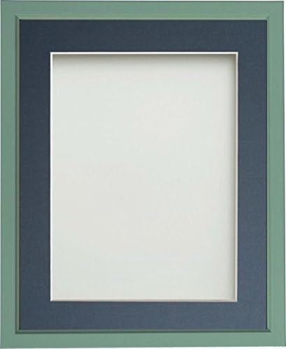 Frame Company Drayton Range 14x11-inch Grey Picture Photo Frame with White Mount For Image Size A4