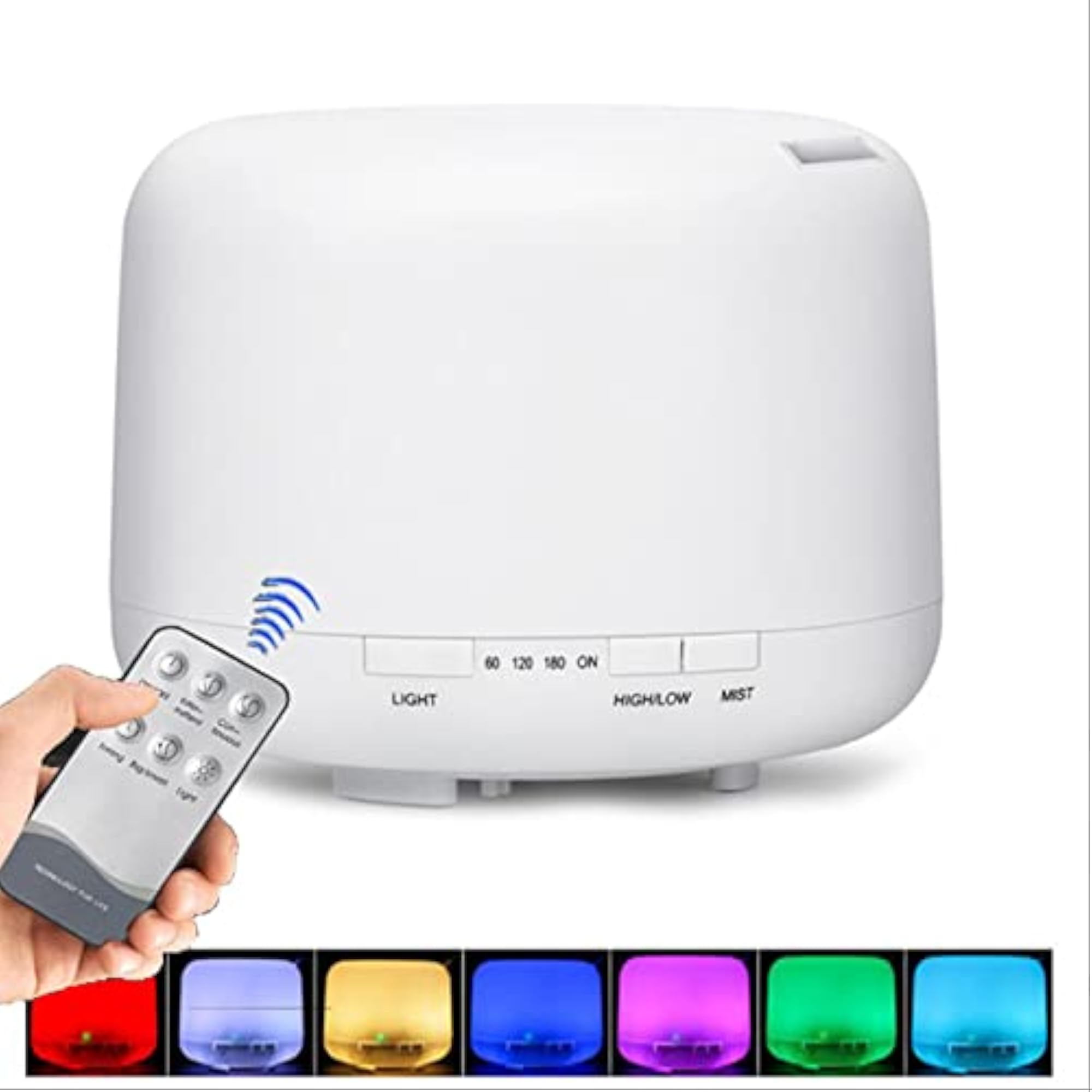 500ml Ultrasonic Air Purifying Humidifier Diffuser