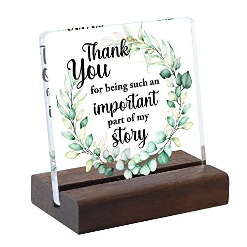 Thank You Gift For Women, Inspirational Gifts, Leaving Job Gifts Farewell Gift, Appreciation Gifts For Friends Nurse Teacher Keepsake - Clear Acrylic Desk Decorative Sign (Style 3) #TOP2