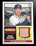 2025 Topps Heritage High Number Clubhouse Collection Relic #CCR-DB Drake Baldwin RC Rookie Used Bat Atlanta Braves MLB Baseball Trading Card