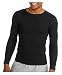 Fruit of the Loom Men's Classics Midweight Waffle Thermal Top, Black Soot, Large