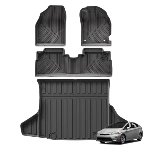 Tapis de coffre étanche 3D pour Toyota Prius 30 RHD protection TPE