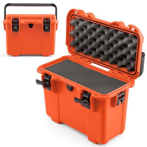 Image of NANUK T30 Waterproof Camera Case with Cubed Foam (16L) - Hard Protective Case for Cameras, Drones & Sensitive Equipment - Dustproof & Impact Resistant - Orange