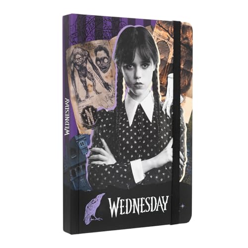 Bild: Grupo Erik Premium Notizbuch A5 Wednesday Addams Notizblock A5 Tagebuch f�r Erwachsene und Kinder - Offizieller Netflix Wednesday Fanartikel f�r 11,44 EUR (-25%) statt 6,68 EUR bei amazon.de