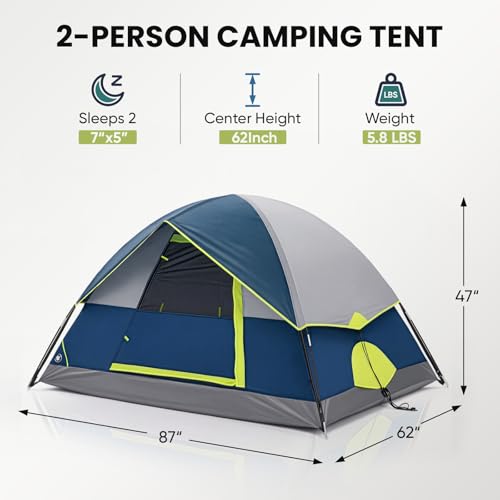 OLIXIS 2-Person Quick Setup Tent