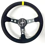 Referencia: OCCVOL013 VOLANTE OCC TRACK BRAZO NEGRO PIEL NEGRA LINEA AMARILLA