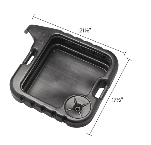 Kit de bandeja de drenaje de aceite de 15.5 cuartos y embudo para tu garaje doméstico 3