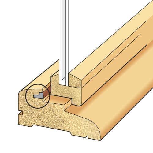 Trend Professional Aquamac 63 Recesser Router Cutter, 1/2 Inch Shank, 41.3mm Cut Diameter & 4.8mm Cut Length - Image 3