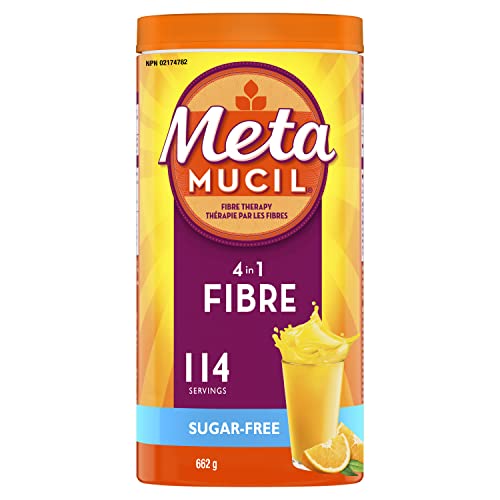 Image of Metamucil Fiber Therapy 3 in 1 multihealth Fiber Orange Flavor Sugar Free, 23.4 Oz (Pack of 2)