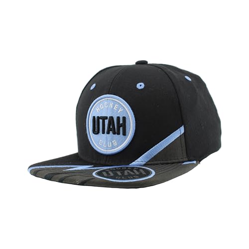 Utah Hockey Club NHL Officially Licensed Adjustable Snapback Hat Flat Bill Z11 Bolt