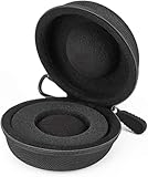 Sounce Travel Watch Hard Storage Box Case for Apple iWatch, Boat, Fire Boltt, Noise, Dizo, Beatxp, Fast-Track, Ptron, Amazfit and Other Watches, Portable Carrying Hard Protective Cover, Nylon - Black