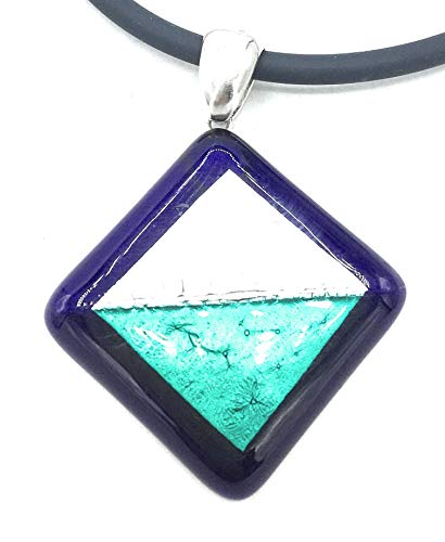 Collier en verre de Murano vénitien fait main élégance chic