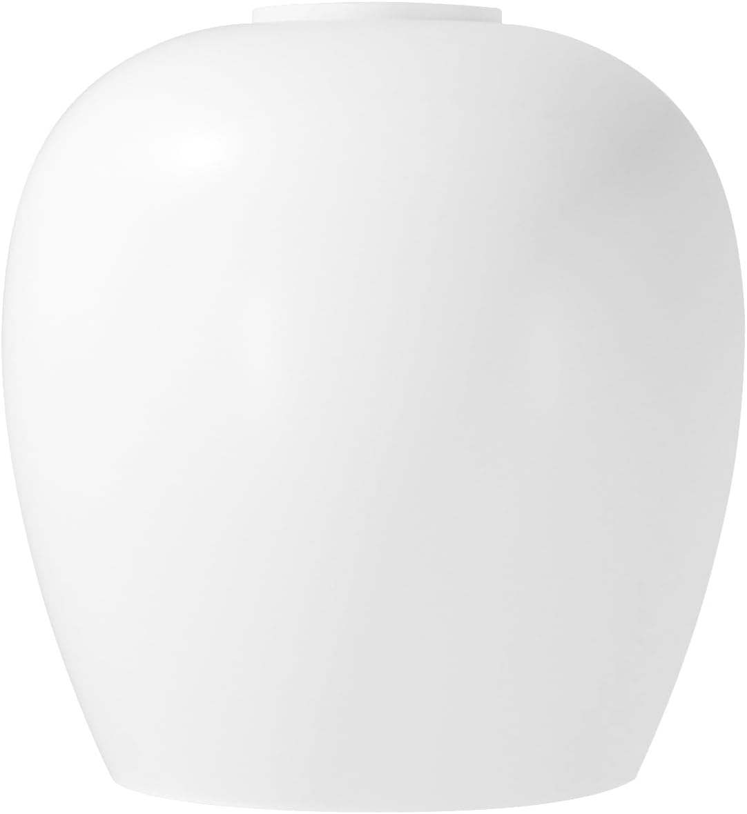 ONEWISH Opal Glass Lampshade, Small Replacement for Table, Floor, Wall, Pendant Lamps, White Modern Shade, Milky Soft Lighting, 5.5
