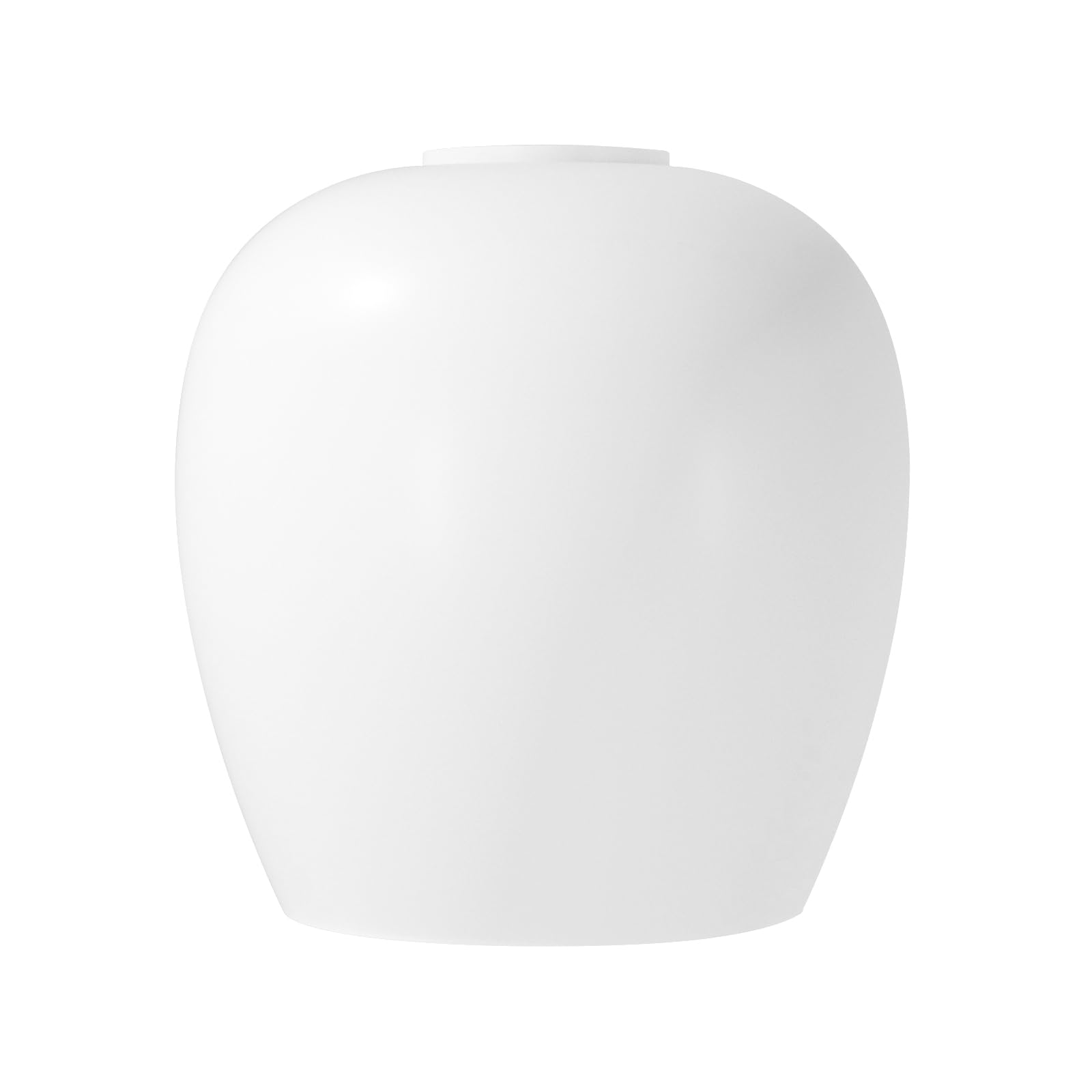 ONEWISH - Abat-jour en verre opale, petit abat-jour de rechange pour lampe de table, lampadaire, lampe murale, abat-jour blanc moderne, éclairage doux laiteux, 5,5
