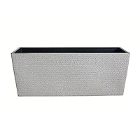 BESTonZON 2 Pièces Plateau Rectangulaire Pour Plantes Résine Lot De Bac