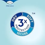 TENA Proskin Adult Incontinence Night Pads, Comfortable Fit, ProSkin, Nighttime Protection, Super Absorbency, 24 Count