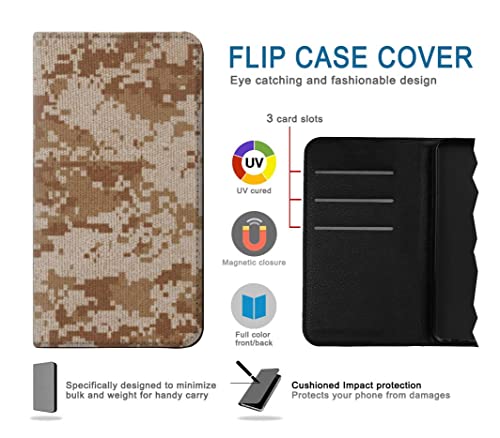 Housse iPhone 15 cuir camouflage protégeant l'écran contre les rayures