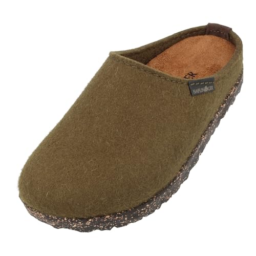 Image of HAFLINGER Manhattan Felt Clog Wool Slipper Unisex