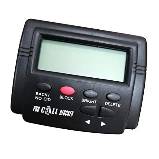 Pro Incoming Call Blocker Telephone Defense with LCD Display 1500 Blacklist Numbers