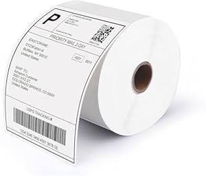 Hiegvor 500 Stück Thermo Versandetiketten 4x6