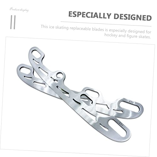 VANZACK 1 Par De Lâmina De Skate Acessórios Ao Ar Livre Disco De Hóquei Em Rolo Lâminas De Patinação