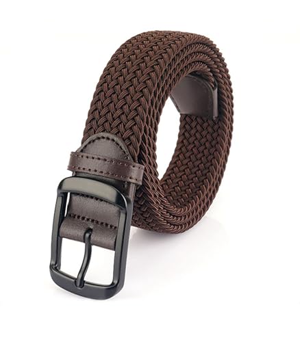Mens Elastic Woven Belt 1 3/8