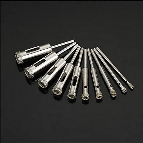 Juego de 13 brocas de diamante 3-15 mm para cerámica y vidrio miniatura 2