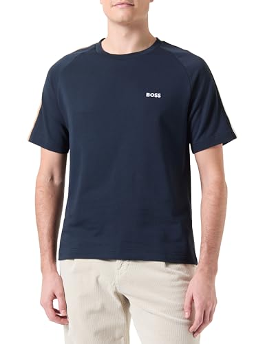 BOSS Iconic T-Shirt Ropa de Estar por casa_Camiseta, Dark Blue403, L para Hombre