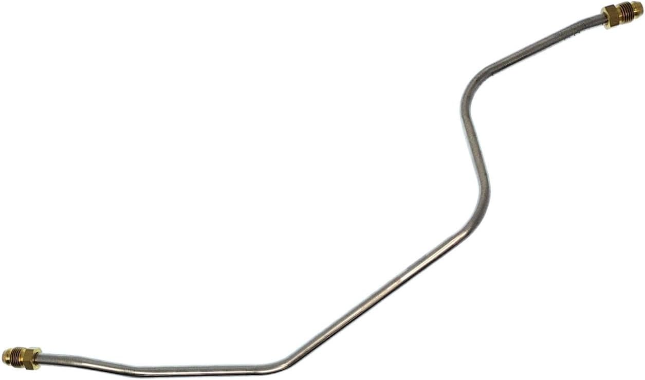 Allis Chalmers Fuel Line, Steel, 1/4" O.D., 13.125" L, 1 Pk