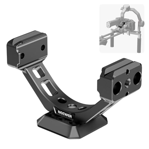 NEEWER Montaje Adaptador para RS3 Pro & RS4 Pro, Placa Liberar Rápida Arca con NATO Riel Compatible con SmallRig Shoulder Rig Batería Montaje V dji RS 3 Pro RS 4 Pro Gimbal Estabilizador, GA030P