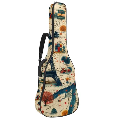 Sac de transport pour guitare étanche et robuste, idéal pour les musiciens nomades en voyage