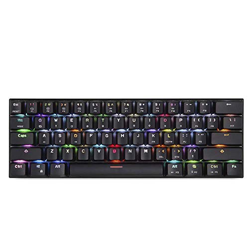 Teclado Mecânico Motospeed CK62 Bluetooth Gamer Preto Switch Vermelho RGB