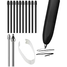 12PCS Soft & Metal Samsung S Pen Tips Nibs Replacement for Galaxy Tab S10, S9/S9 FE+/S9 Ultra, S8/S8+, S7/S7+/S7 FE, S6/Lite, Note 20/10/10+/Lite,S21/S22/S23/S24/S25 Ultra S Pen Nibs,Kindle Scribe Pen