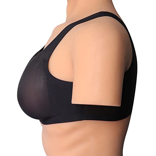 Faux seins en silicone confortables pour transition transgenre avec soutien-gorge