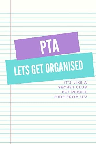 PTA Let's get organised: A notebook with a mix of lined and dotted paper