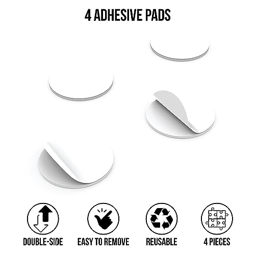 ASSURED SIGNS Business Hours Sign Kit - Red & White, Includes 4 Double Sided Adhesive Pads & Black Vinyl Number Sticker Set