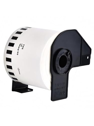 GROF - 10 Rollen DK-22223 Endlosetiketten Kompatibel mit Brother – 50mm x 30.48m, QL-Etikettendrucker Rolle für QL-500 QL-700 QL-800 QL-1100
