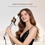 UKLISS Steam Hair Straightener, Salon Hair Care Effect for Women, Professional Hair Straighteners with LCD Display & Safty Lock, 40MM Wide Plate Flat - Image 6