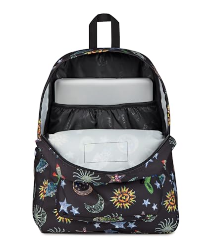 Image of JanSport SuperBreak Plus Backpack with Padded 15-inch Laptop Sleeve and Integrated Bottle Pocket - Spacious and Durable Daypack for Work and Travel, Galaxy Glam