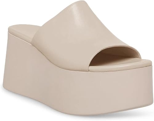 Womens Platform Wedge SIides Sandals Open Toe Slip on Wedges Sandal