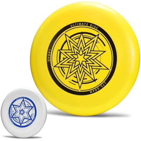 Furypiont Ultimate Flying Disc 175g,Adult Sport Disc Set for Competitive and Pro Players,Flying Disc Set Includes 1 Glow in The Dark Ultimate Disc for Beach Pool Game, Camping and Backyard Cover