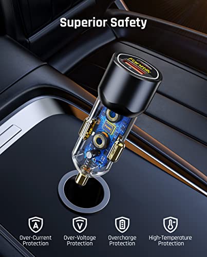 Fanttik T8 APEX 2000A Jump Starter and CC38 USB C Car Charger Dual Port