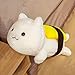 Heguowei Peluche Sushi Thon Saumon Omelette Oreiller en Peluche Fuzzy Sushi Jouet Alimentaire Oreiller Grand Sushi Poupée Canapé Décoratif Oreiller Enfants Jouet Chat Jaune