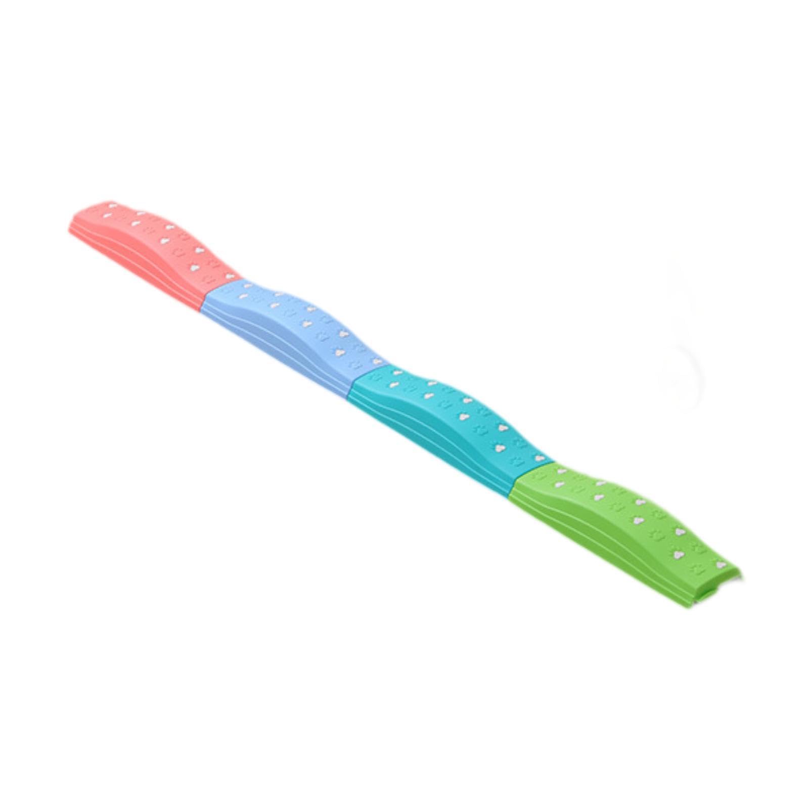 Qianly di Equilibrio per Bambini, Blocchi di Equilibrio per Interni Ed Esterni, Gioco Educativo con Percorso a Ostacoli, 4 Pezzi Colorati