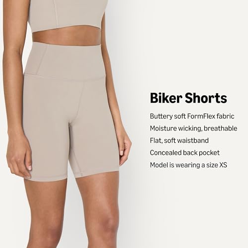 Image of Amazon Essentials Women's Active FormFlex Buttery Soft High Waist Biker Shorts