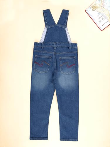 Image of KiddoPanti Boys Denim Dungaree Pant