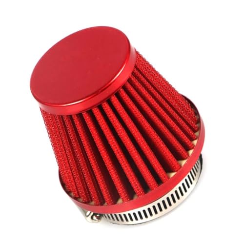 Kit d'induction 50mm rouge avec filtre à air moto et ATV 110cc à 450cc