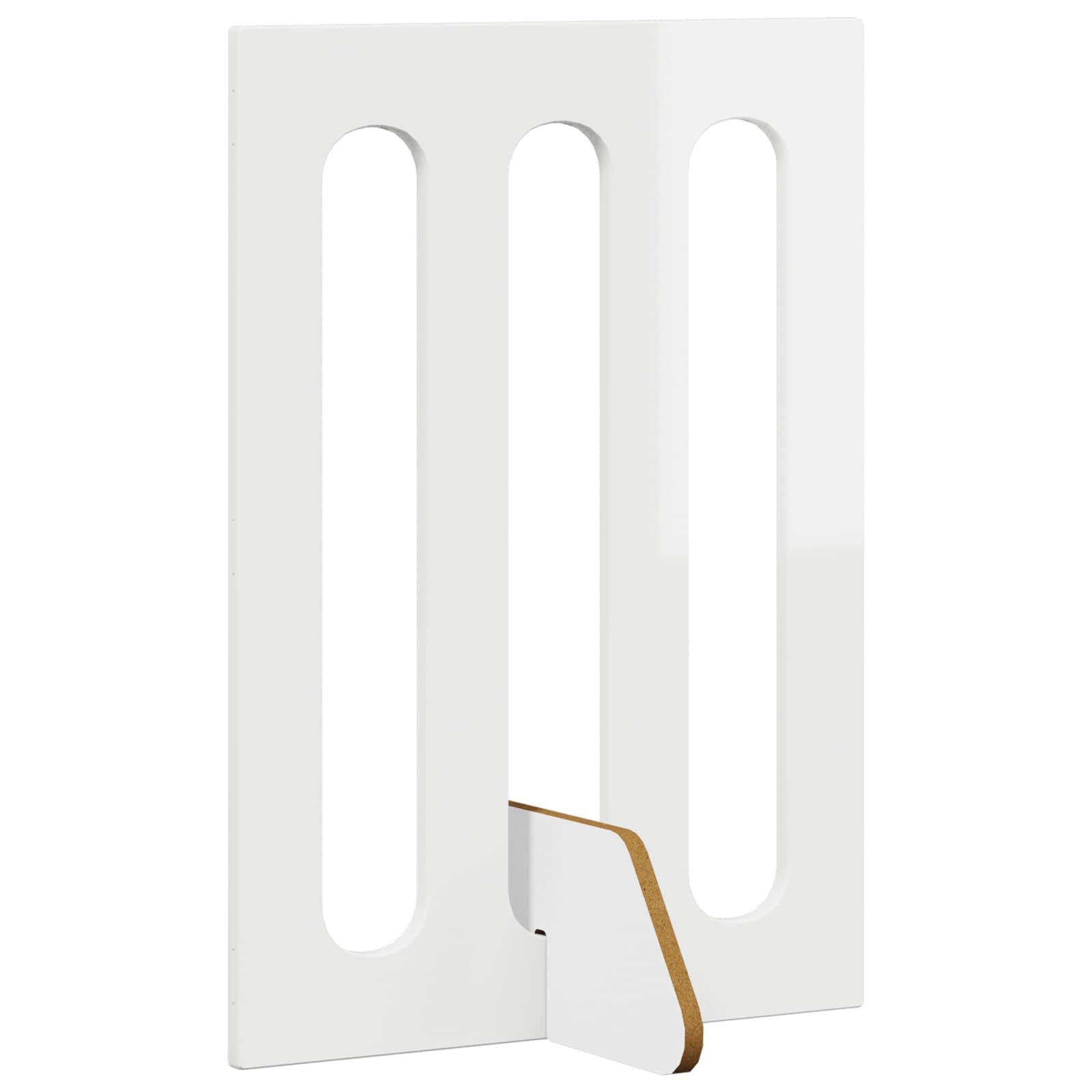 Valla plegable para mascotas, color blanco brillante, de madera, 2 unidades, 100,5 x 38 x 70 cm, plegable y plegable con paneles flexibles, protección segura para perros y cachorros en