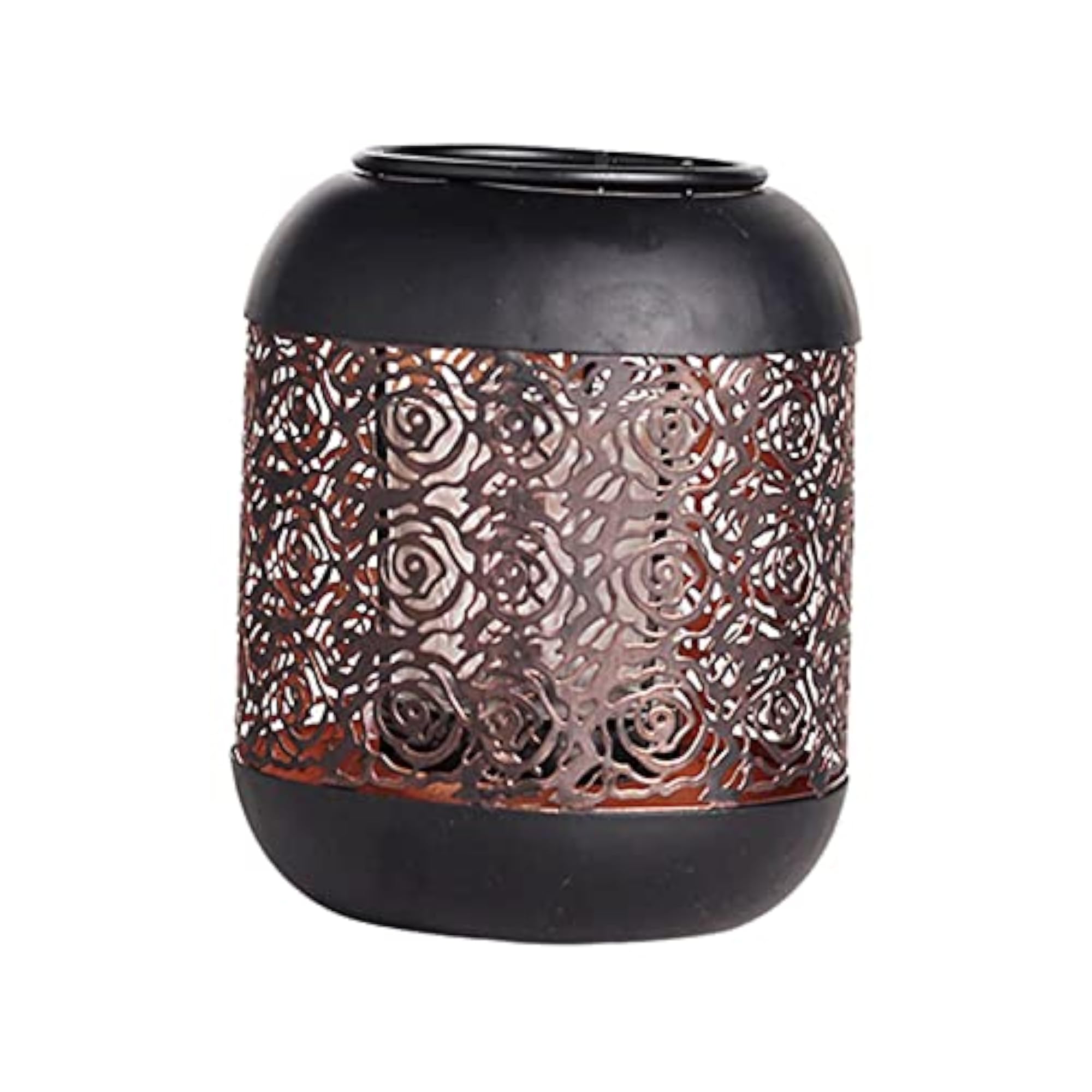 Retro Style Tea Light Holder Metal Candle Lantern